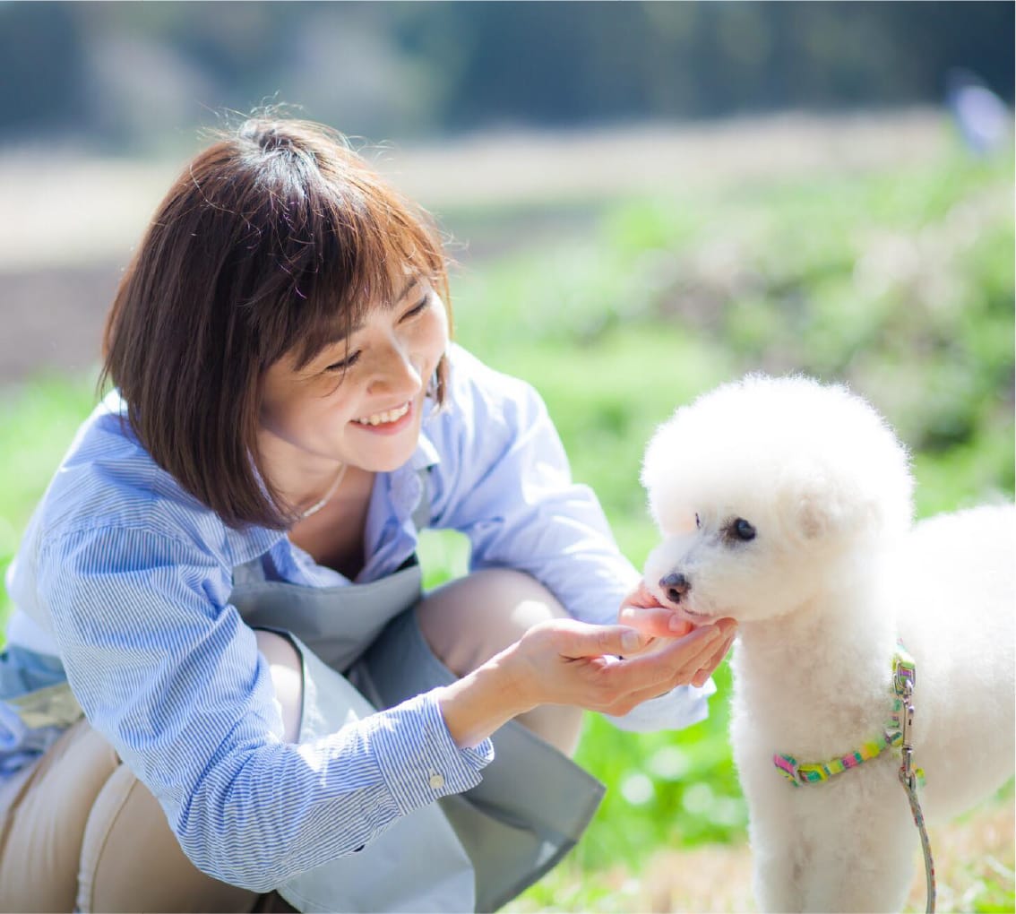 わんちゃんと飼い主さま